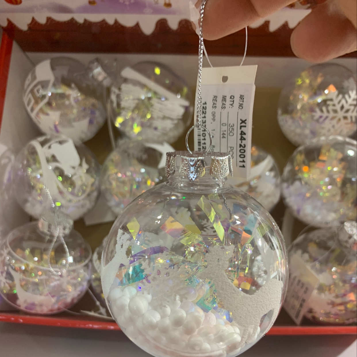 8cm透明球