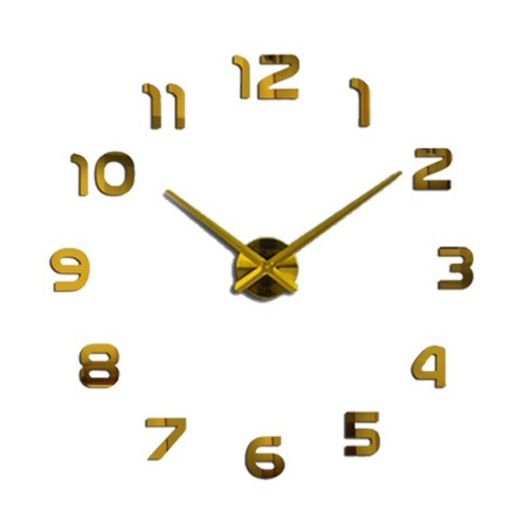 Yiwu good goods fashion simple living room DIY wall clock wall clock 3D creative wall clock thumbnail