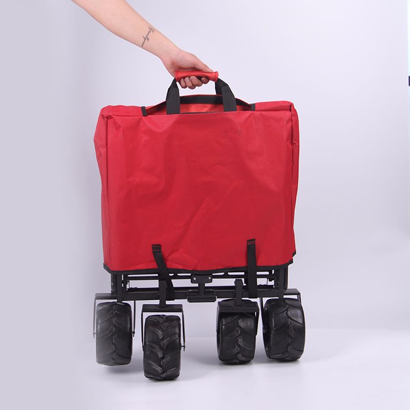 Beach portable cart, outdoor hand-pulled cart, and miscellaneous cart Item Picture