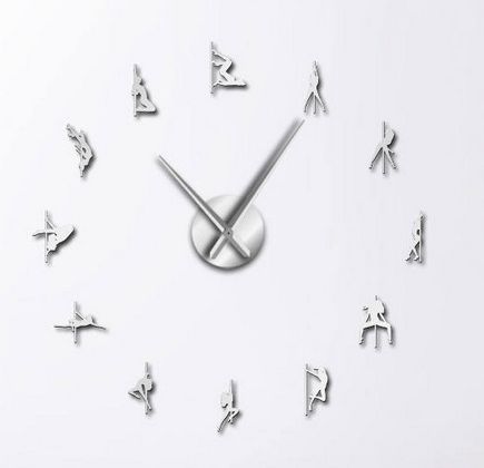 Yiwu quality products: European and American modern, simple DIY wall clocks, fashionable and artistic wall watches, creative clocks, wall-mounted wall clocks details Picture