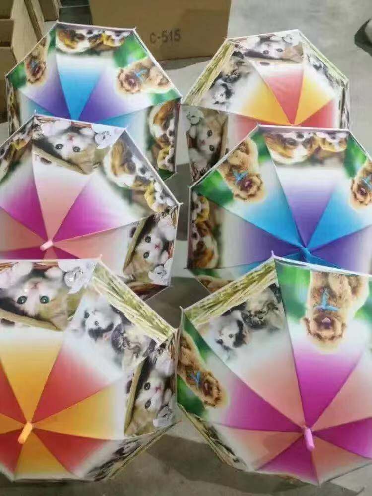 50公分七EVA卡通自动童伞，可爱款