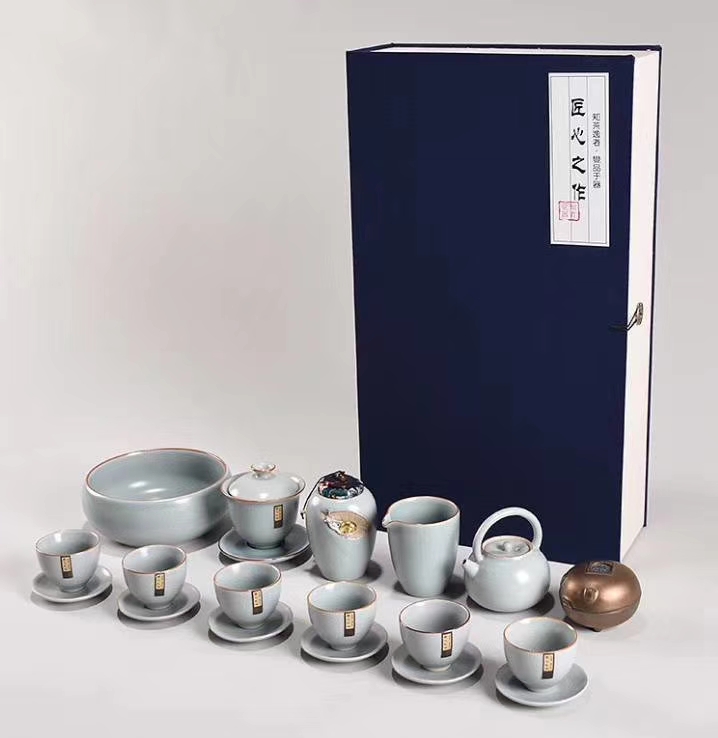 Yiwu Selection open a piece of raw ore you kiln big set of tea set thumbnail