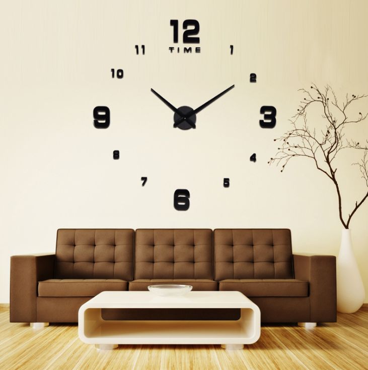 Yiwu Quality products, large DIY creative acrylic lens wall stickers, clock wall decoration creativity