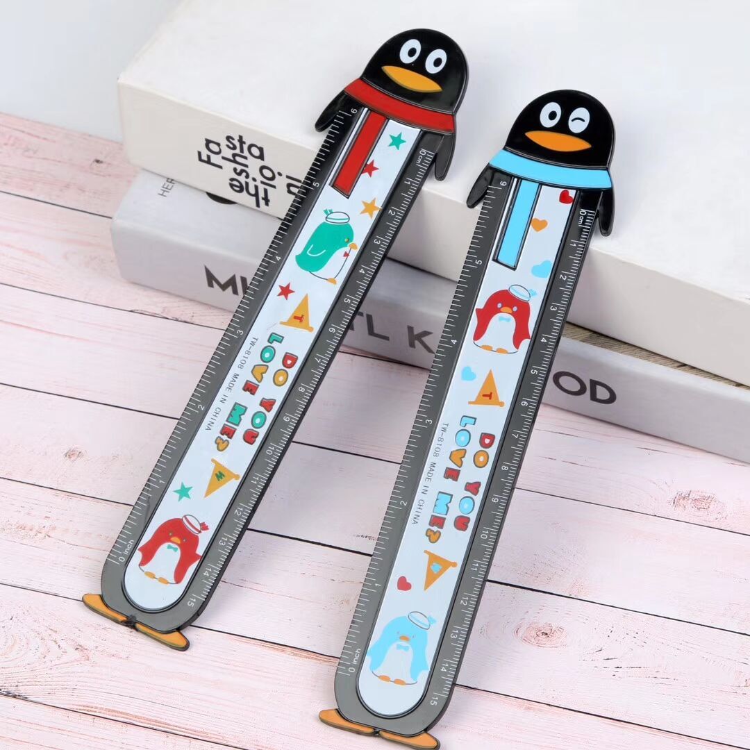 8108 cute cartoon stabilization ruler for children and students 15CM ruler thumbnail