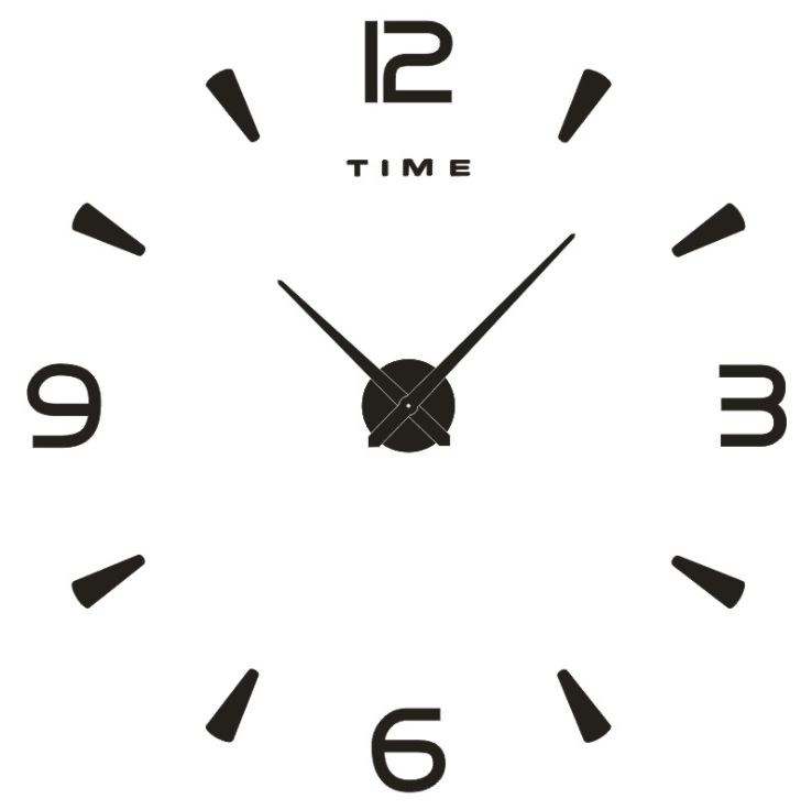 Yiwu good goods fashion simple living room DIY wall clock wall clock creative clock home decoration