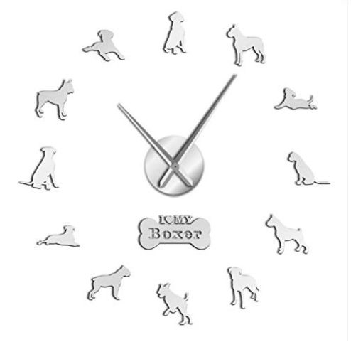 Yiwu good goods hip hop dog EVA acrylic DIY fun creative decoration fashion creative DIY wall clock thumbnail
