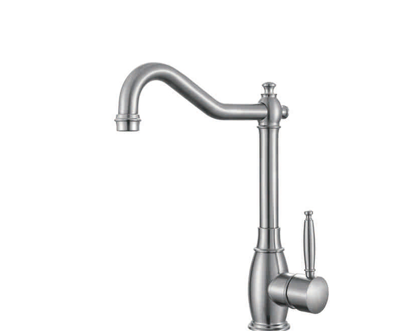 Yudi Pingping Iron Art 4023 Kitchen Faucet Set, cold and hot Household all-copper 304 Stainless Steel shelf, sink for washing vegetables, Single cold sink, kitchen shelf detail image 1