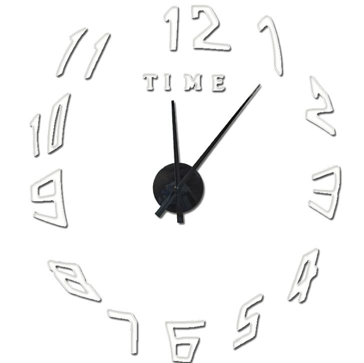 New 3D wall clock with a diameter of 80CM from Yiwu, DIY fun clock, creative wall sticker clock Application Scenario