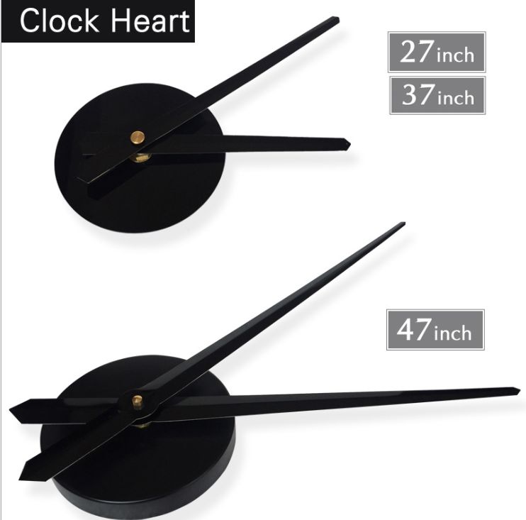 Yiwu Good Goods' second-generation new product, nail-free creative clock, wall-mounted clock, 3d stereoscopic leaf Specification image