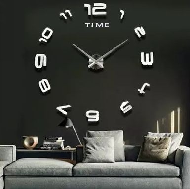 Yiwu good goods simple creative wall clock living room fashion art hanging watch DIY personality clock creative clock thumbnail