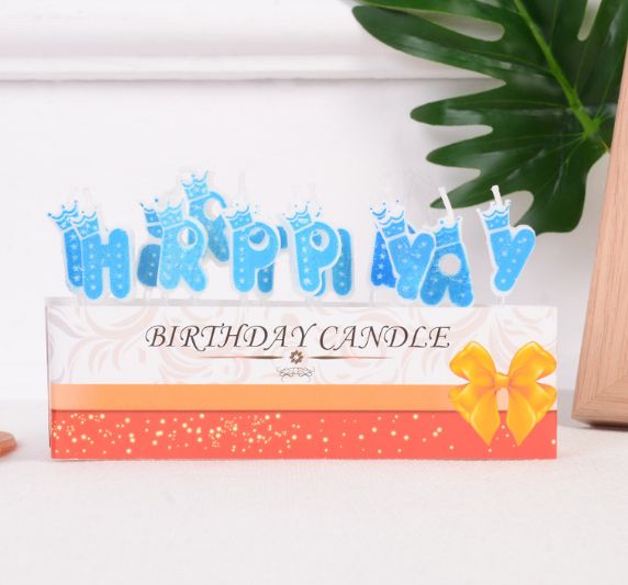 Creative Alphabet cake plugin for Decorating candles for children's parties wholesale thumbnail