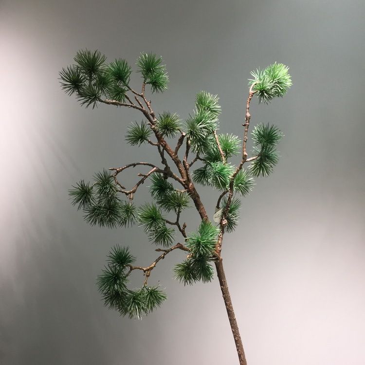 Yiwu Selection imitation fake pine hospitality pine bonsai tree decorations Christmas cliff cedar branches large branches pine needles