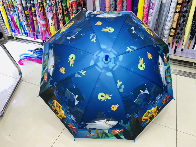 Underwater World Children's Umbrella, a premium umbrella manufacturer, offers direct sales of cross-border export rain gear and umbrellas Specification image