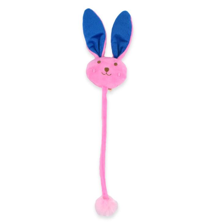 New hot pet cat toys including catnip cartoon mouse rabbit tease cat long rope toy manufacturers wholesale undefined
