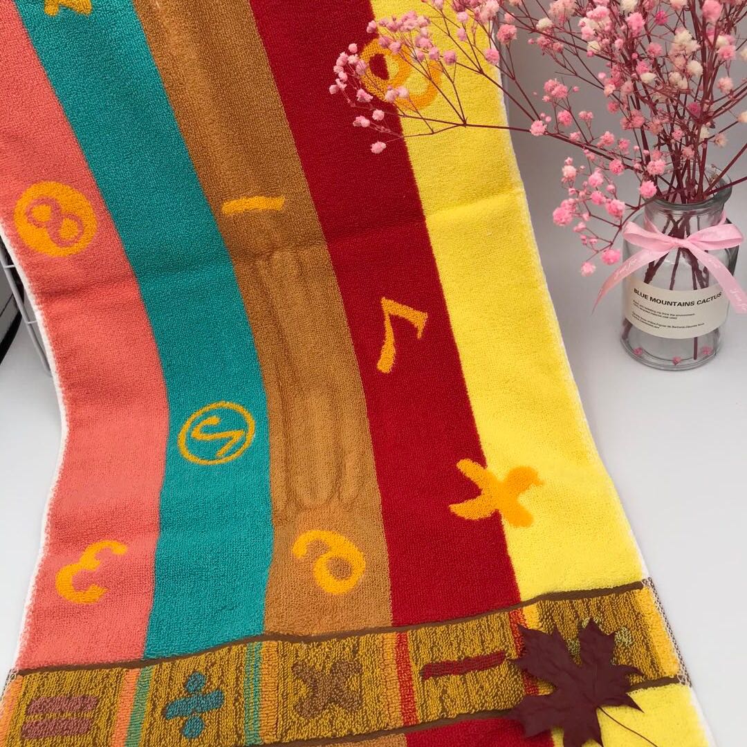 施美毛巾 纯棉毛巾 数字条纹毛巾施美毛巾成人100%纯棉1详情3