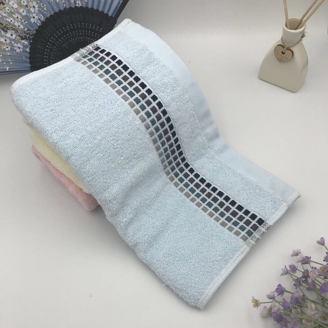 Shimei towel, 100% pure cotton towel for adults, strong water absorption for washing face, household adult bath towel for both men and women details Picture