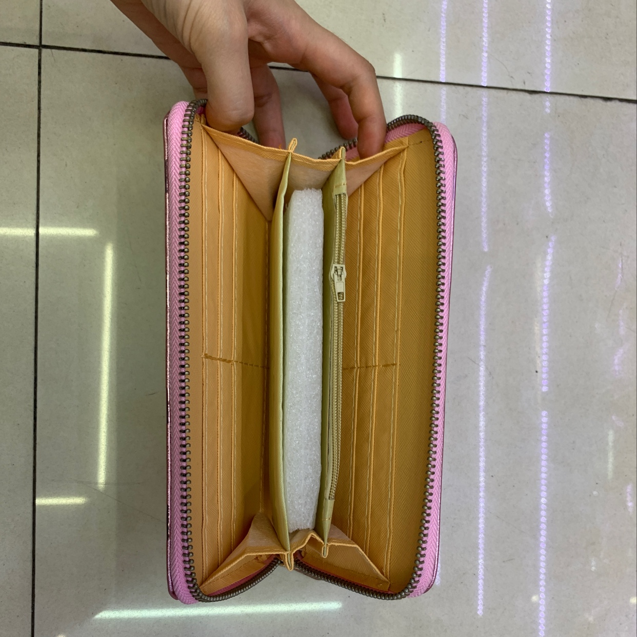 厂家直销专业生产单双拉钱包细节图