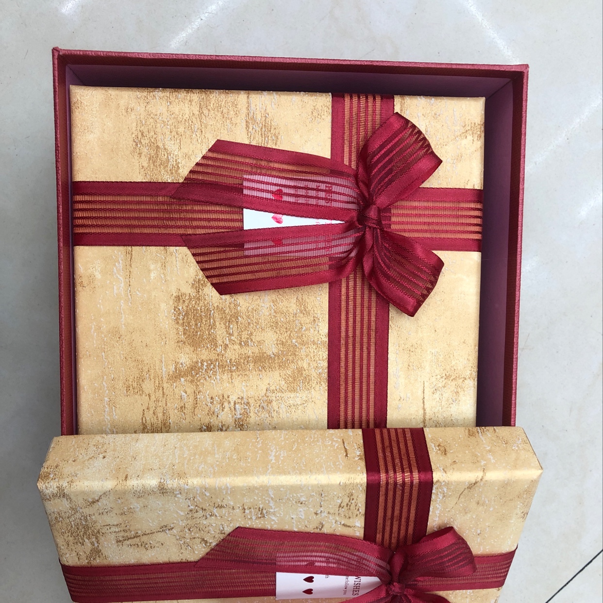 Ribbon Gift Box. Specification drawing