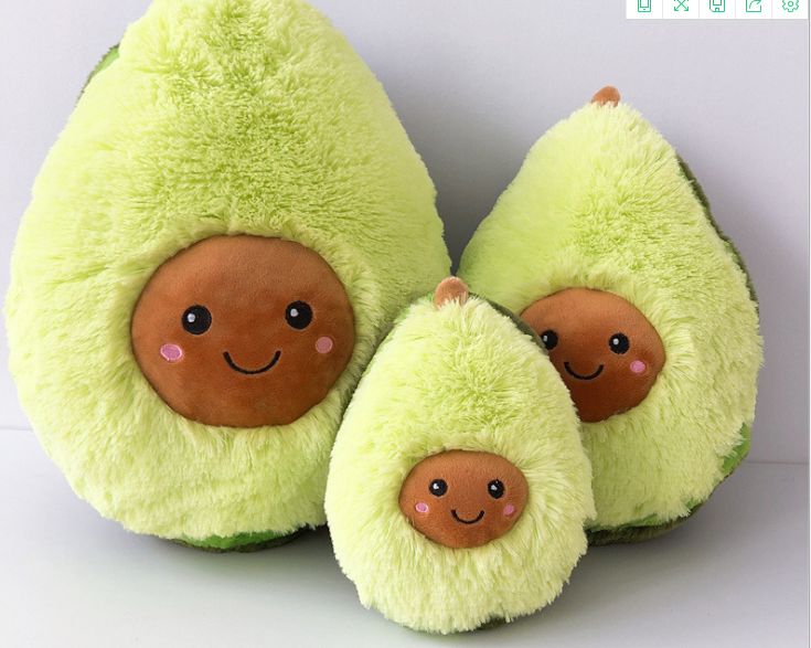 Popular avocado pillow stuffed fruit Stuffed avocado doll gift thumbnail