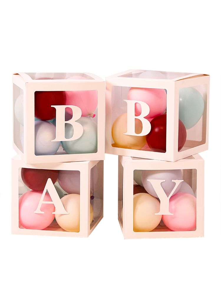 BABYLOVE透明气球装饰盒子宝宝生日结婚派对1详情图4