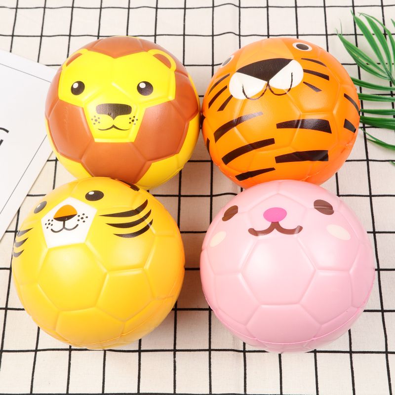 Manufacturer hot style 20mmPU ball pu pressure ball pu decorative pattern cartoon ball pu grip ball pu animal smiling face ball