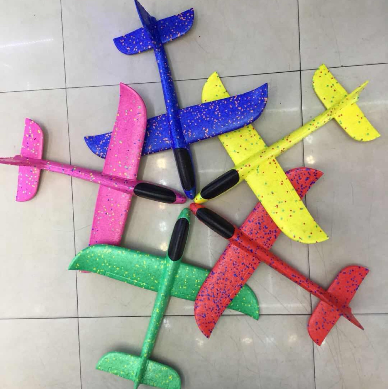 48CM泡沫飞机广场儿童亲子玩具