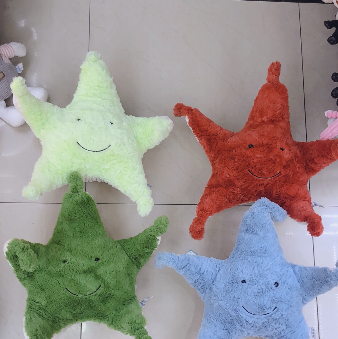 Starfish throw pillow