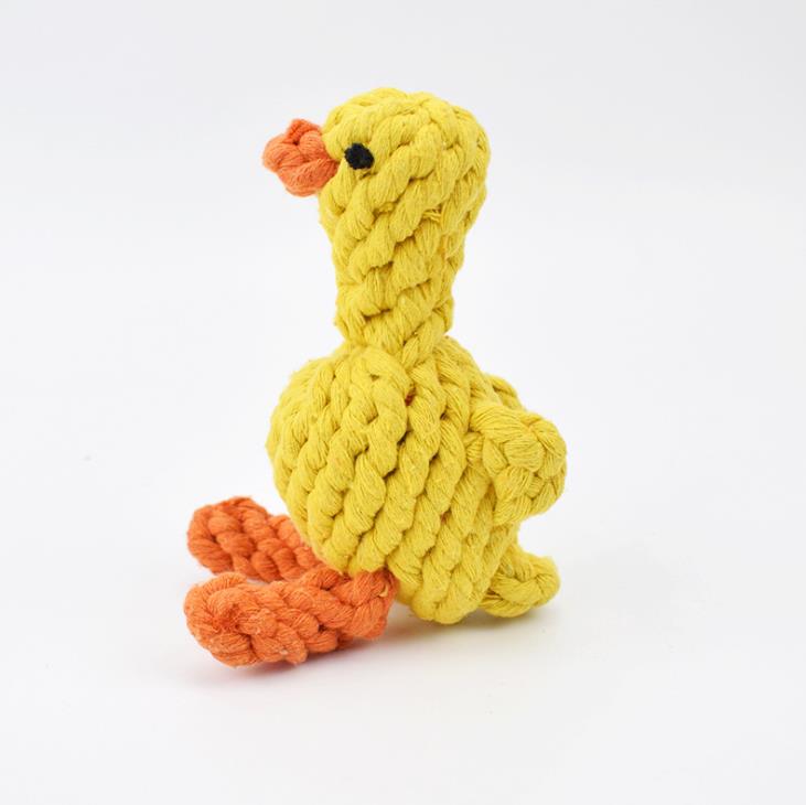 Pet toy animal series environmental protection teething toy pet cotton rope toy cat dog toy chew toy full figure