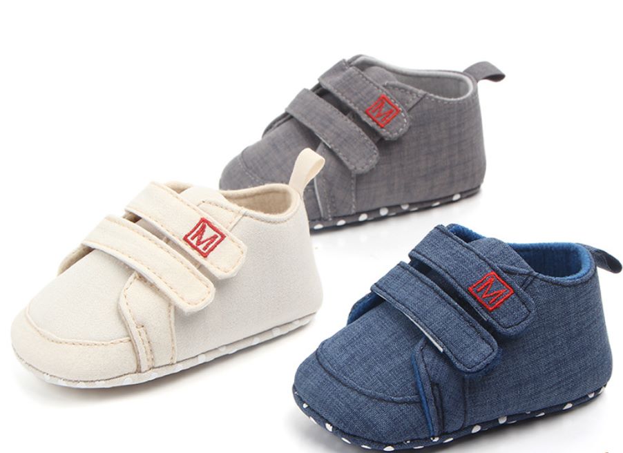 Casual toddler shoes wholesale boy baby soft soles Velcro baby shoes
