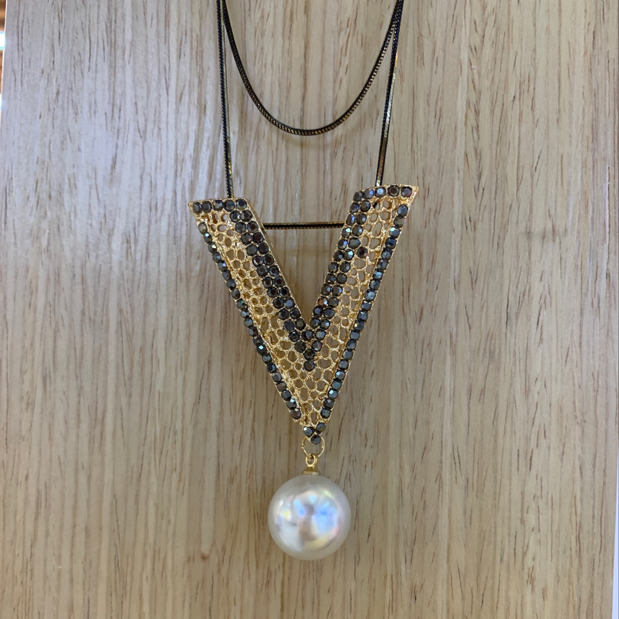 Korean fashion alloy necklace. thumbnail