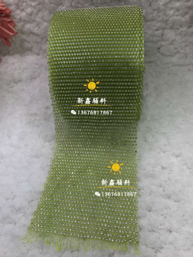 2021网红服装手工制作渔网口罩专用辅料钻饰配件白底实物图