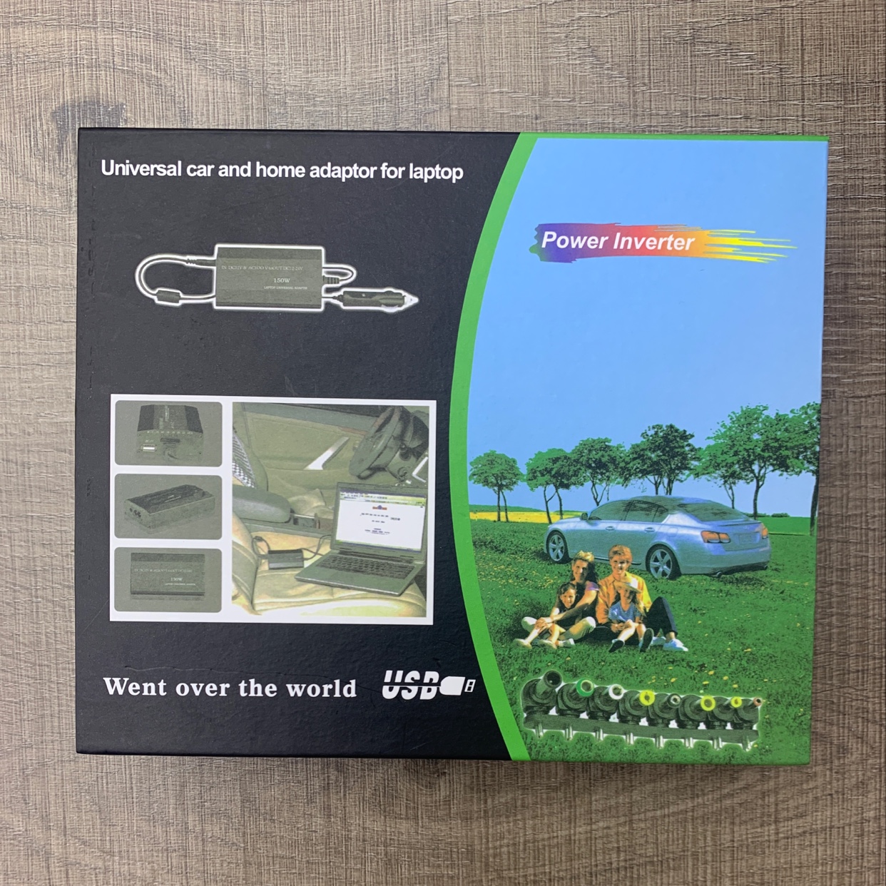 120W 150W笔记本多功能充电器适配器 车载/家用 多用适配器 带USB 可按客户要求定做