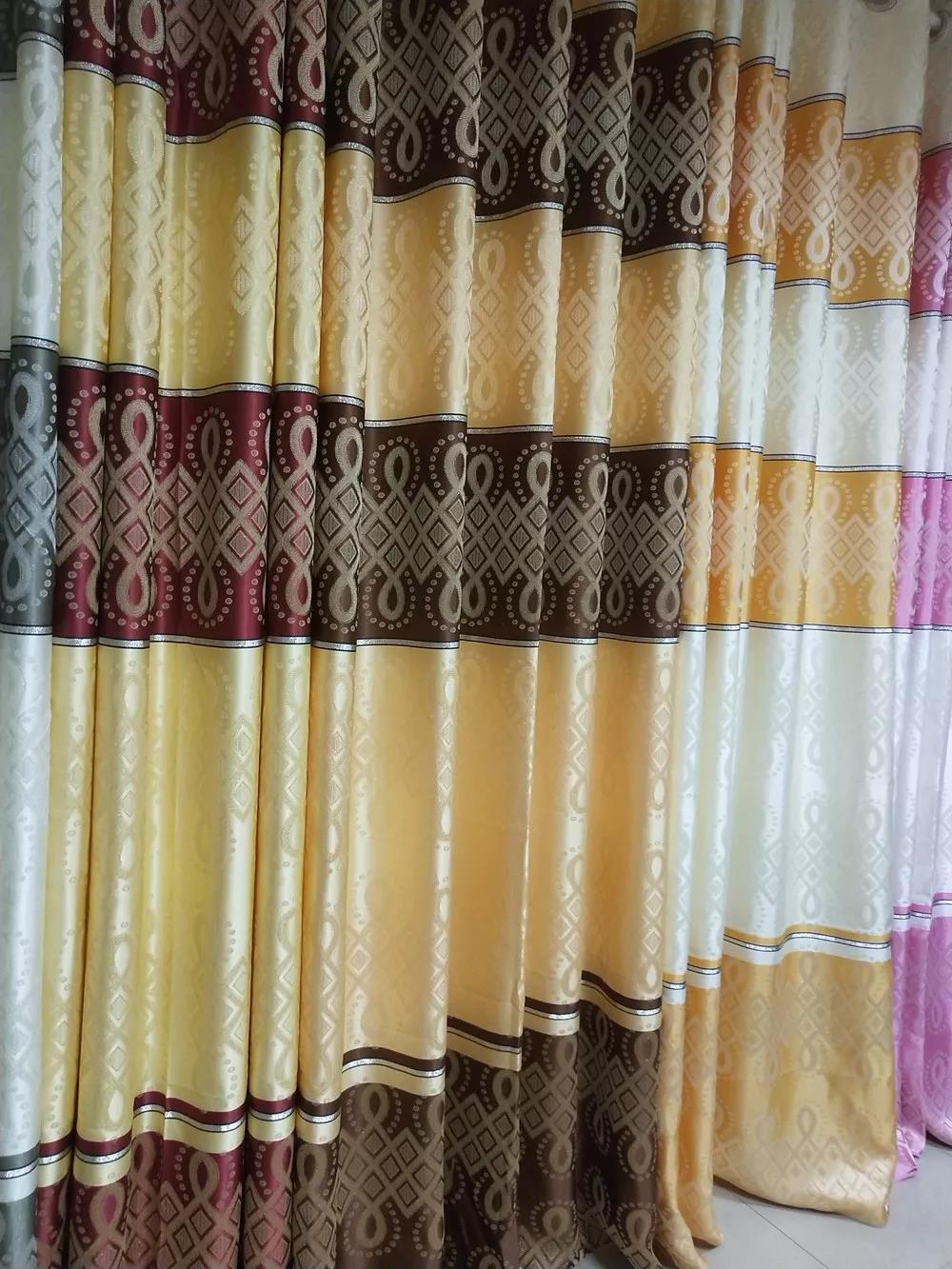 Foreign trade jacquard finished curtain fabric custom thumbnail