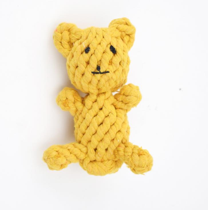 Pet toy animal series environmental protection teething toy pet cotton rope toy cat dog toy chew toy undefined