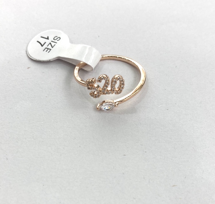 网红戒指锆石戒指韩版女戒2020新款东大门首饰1630D产品图