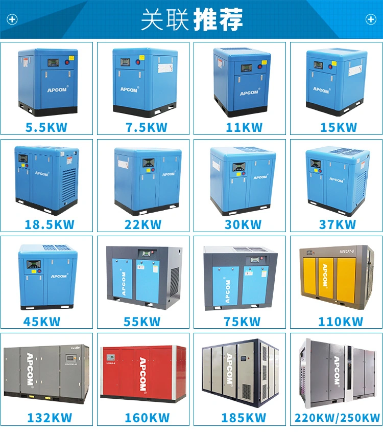 Opep 132kw compresor de aire de tornillo de frecuencia de potencia 177hp ahorro de energía y ahorro de energía compresor de aire todo en uno SD132 detail image 10