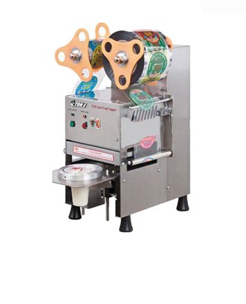 Et-q9 automatic cup sealing machine stainless steel cup sealing machine Pearl milk tea soybean milk sealing machine