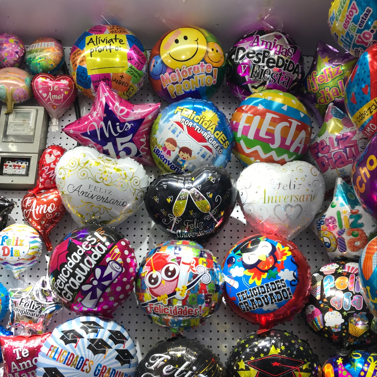 Spanish-language aluminum film balloon