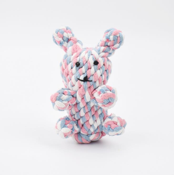 Pet toy animal series environmental protection teething toy pet cotton rope toy cat dog toy chew toy Application Scenario