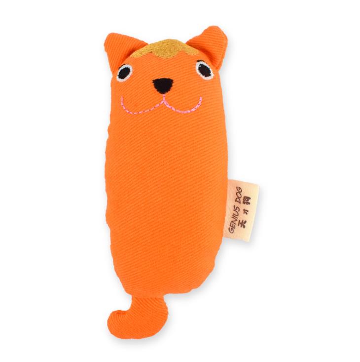 Manufacturers wholesale export pet cat toys pure cotton cloth grinding teeth wear-resistant cute containing catnip catgrass undefined