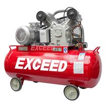An Opec LV4008 belt drives a 4hp piston air compressor, a single phase three-phase 3.0kw13cfm air compressor