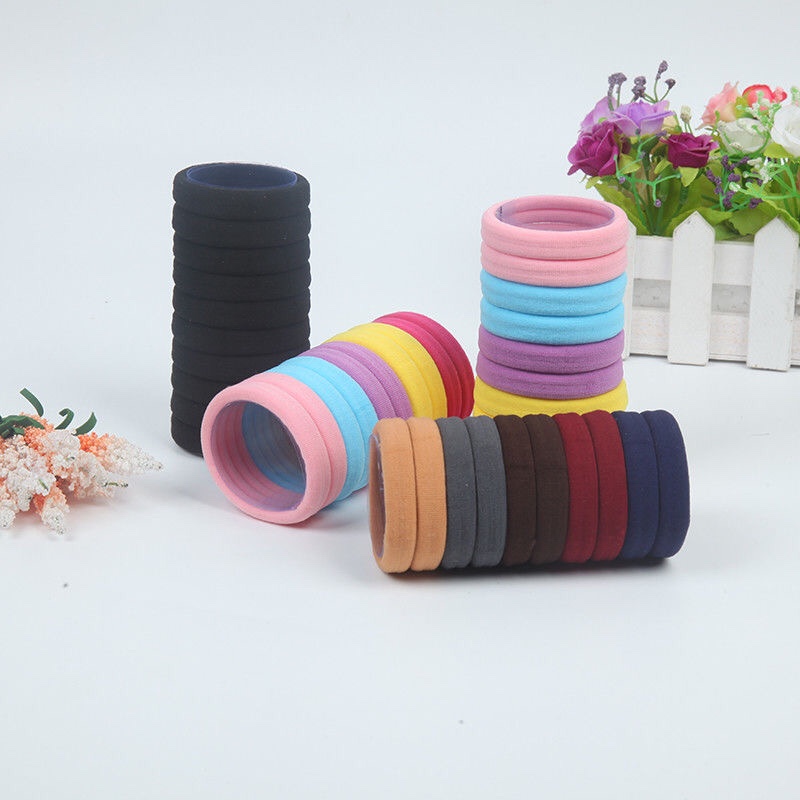 2.5寸高弹力毛巾圈皮筋扎头发头绳发绳发圈产品图