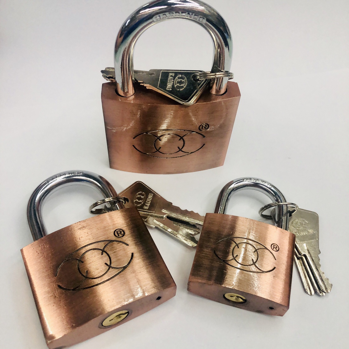 Red bronze padlock thumbnail
