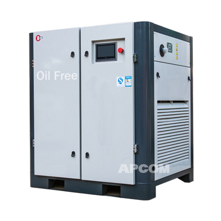132kw oil-free screw air compressor, oil-free variable frequency screw air compressor, oil-free permanent magnet variable frequency screw air compressor Specification image