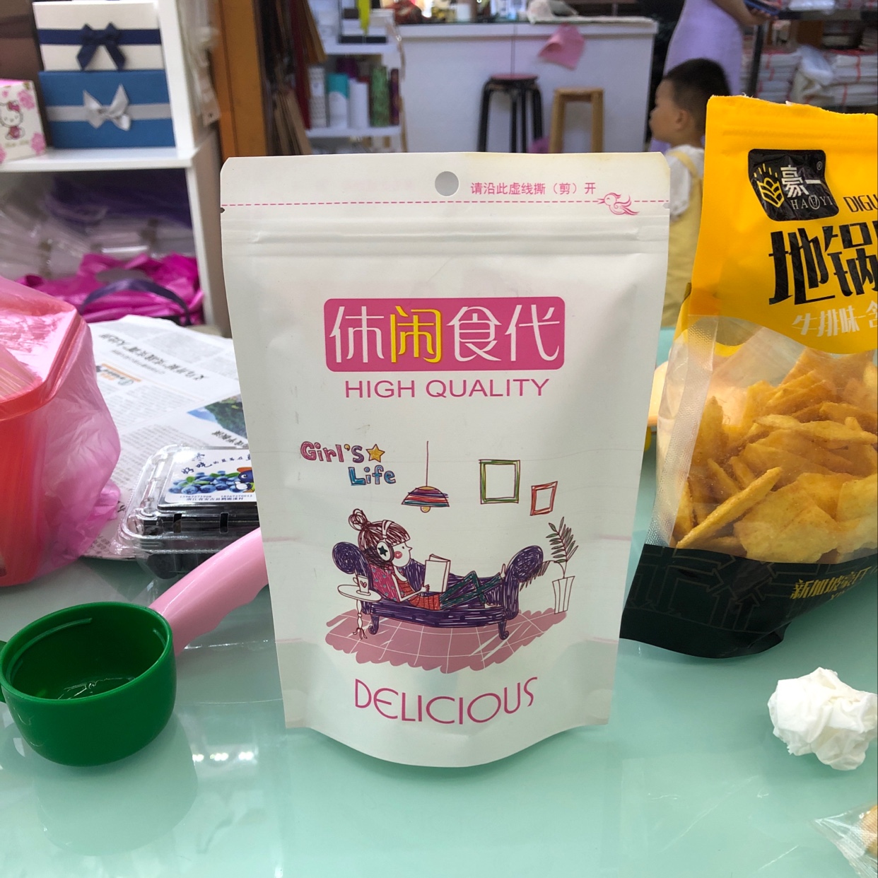 食品休闲包装白牛皮27*18+4，14s产品图