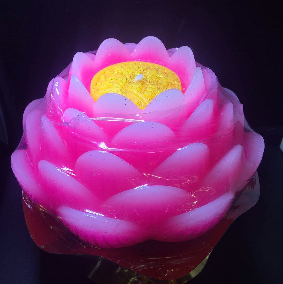 Special one gold pedestal lotus flower thumbnail