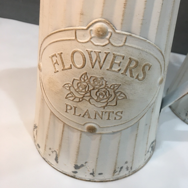 北欧铁艺插花水壶 手彩干花桶整箱批发家居摆件婚庆道具园艺花盆细节图