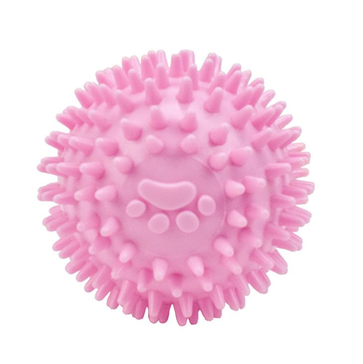 Pet toy macaron TPR gnawing ball dog toy thorn ball interactive teething dog toy manufacturers wholesale undefined