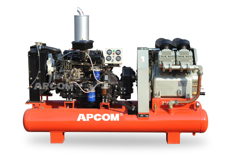 欧佩克矿用活塞空压机5bar 4.0m3/min 35hp矿山活塞机2V-4.0/5详情图3