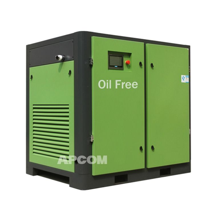 132kw oil-free screw air compressor, oil-free variable frequency screw air compressor, oil-free permanent magnet variable frequency screw air compressor details Picture